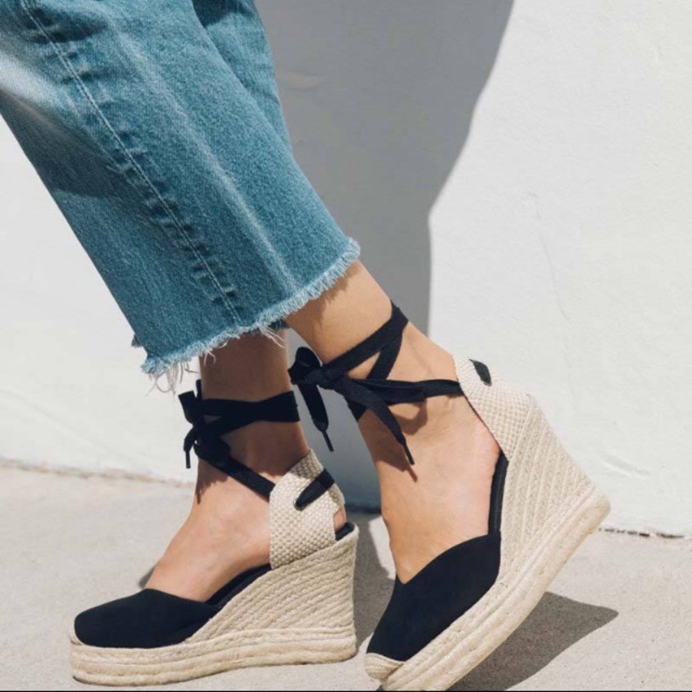 Soludos Mallorca Platform Wedge Espadrille